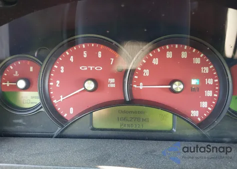 2004 Pontiac Gto из США, поврежденный, VIN 6G2VX12G14L238260